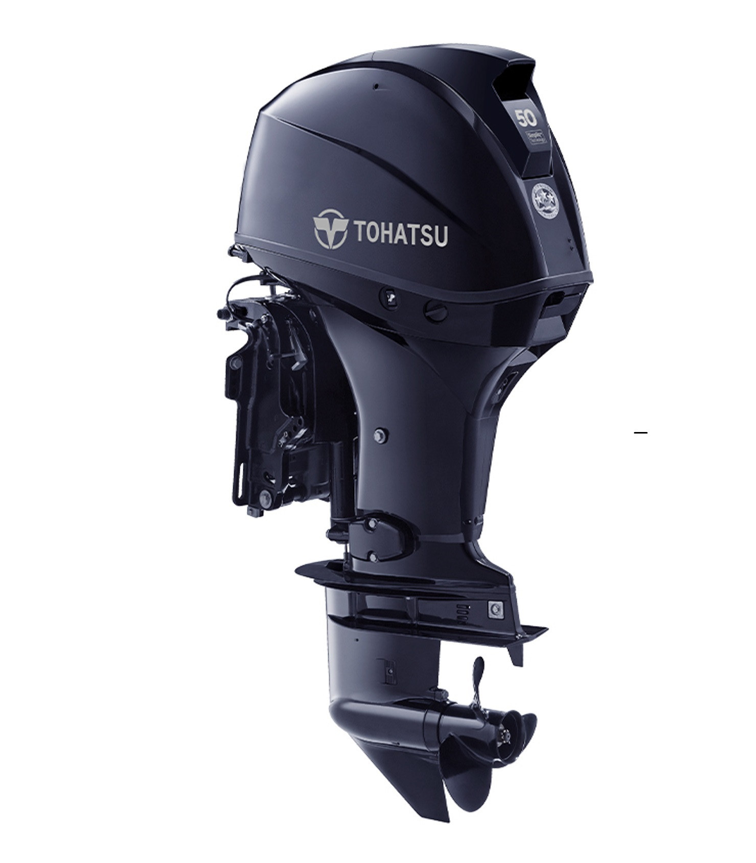 Motor fuera de borda Tohatsu 50HP 4 tiempos Mando popero pata larga