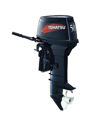 Motor fuera de borda Tohatsu 50HP 2 tiempos Mando popero pata larga